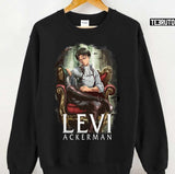 Cool Illustration Attack On Titan Levi Ackerman Unisex T-Shirt