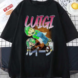 Green Plumber Luigi Smash Bros Vintage Unisex T-shirt