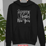 Funny Poppin Bottles For The New Year Unisex Sweatshirt