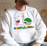 Boo In The Shell Super Mario Parody Unisex Sweatshirt
