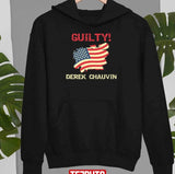 Guilty Derek Chauvin Usa Flag Unisex T-Shirt