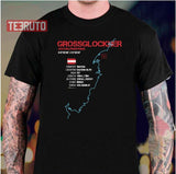 Grossglockner Pass Motorcycle Route Design Unisex T-Shirt