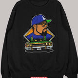 Cartoon Ice Cube Design Rap Music Unisex Sweatshirt