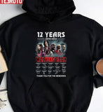 12 Year 2010 2022 The Walking Dead Anniversary Unisex Hoodie