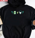 Frank And Bride Frankenstein Monster  With His Bride Unisex Sweatshirt