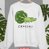 Croccoli Funny Crocodile And Broccoli Unisex Sweatshirt