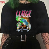 Green Plumber Luigi Smash Bros Vintage Unisex T-shirt