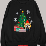 Cute Red Panda Aggretsuko Around The Christmas Tree Unisex Sweatshirt