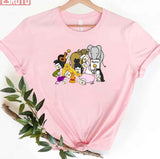 Group Of Cute Animals Say Hello Unisex T-Shirt