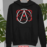 Distressed Atheist Atom Atheism Design Unisex Sweatshirt