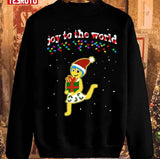 Christmas Joy To The World Inside Out Holiday Unisex Sweatshirt