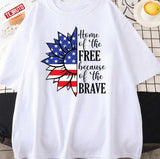 Home Of The Free Because Of The Brave Unisex T-Shirt