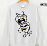 Gumball &amp; Darwin Lineart The Amazing World Of Gumball Unisex Sweatshirt