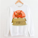 Guilmon Playing In A Box Digimon Unisex Sweatshirt