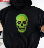 Green Halloween Skull Unisex Sweatshirt