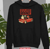 Get In Losers We're Getting Spooky Funny Car Ride Halloween Costume Unisex Sweatshirt