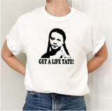 greta thunberg VS andrew tate get a life tate twitter unisex T-Shirt