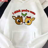 I Think You're Cute Rudolph The Red-Nosed Reindeer Unisex Sweatshirt