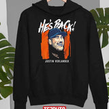 He's Back Justin Verlander Houston Astros Unisex Hoodie