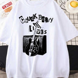 Chuck Berry The Iconic Case And Guitar Unisex Sweatshirt