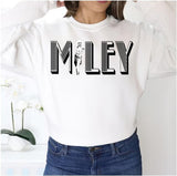 Diva Miley Logo Design Miley Cyrus Unisex Sweatshirt
