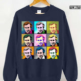 Alan Partridge Warhol Inspired Pop Art 3x3 Unisex T-Shirt