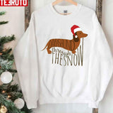 Dachshund Through The Snow 2023 Christmas Unisex Sweatshirt
