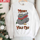 Funny Merry Yule Cat Christmas Unisex Sweatshirt