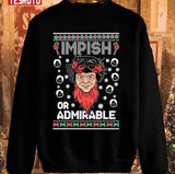 Impish Or Admirable Dwight Schrute Ugly Christmas Unisex Sweatshirt