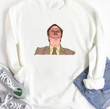 Chracter Dwight Schrute Funny Fanart Unisex Sweatshirt