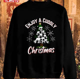 Enjoy A Cuddly Christmas Panda Unisex Sweatshirt