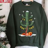 Christmas Cactus Feliz Navidad Unisex Sweatshirt