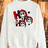 Jack Skellington Mask Hohoho Christmas 2023 Sweatshirt