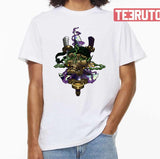 Green Smoke Zoro's Jolly Roger One Piece Art Unisex T-Shirt