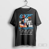 007 James Bond no time to die 62nd anniversary 1962-2024 shirt