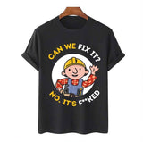 Funny Repair Man Bob The Builder Graphic Unisex T-Shirt