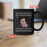 Christmas Alan Partridge A Haaaapy Christmas Knit Pattern Unisex Sweatshirt