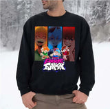 Illustration Friday Night Funkin Pico Boyfriend Girlfriend Unisex Sweatshirt