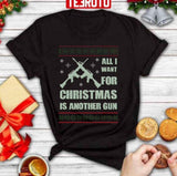 Guns For Christmas Ugly Hunting Military Unisex Sweatshirt