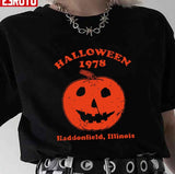 1978 Holiday Spooky Myers Pumpkin Haddonfield Halloween Unisex T-Shirt
