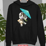 Green Umbrella Chibi Nahida Genshin Impact Unisex Hoodie