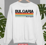 Bulgaria Retro Stripes In Local Language Unisex Sweatshirt