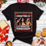 All I Want For Christmas Is Demi Lovato Fanmade Homage Xmas Ugly Style Unisex Sweatshirt