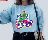 Green Girl Sam Totally Spies Fitted Scoop Unisex Sweatshirt