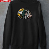 Aaron Rodgers Face Green Funny Unisex T-Shirt