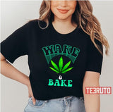 Green Weed Wake And Bake Unisex T-Shirt