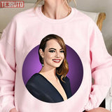 Emma Stone Digital Portrait Unisex Sweatshirt