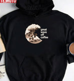 Great Wave Off Kanagawa Coffee Funny For Coffee Lovers Unisex T-Shirt