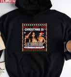 All I Want For Christmas Is Demi Lovato Fanmade Homage Xmas Ugly Style Unisex Sweatshirt