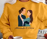 Alexander And Eliza Hamilton Unisex T-Shirt